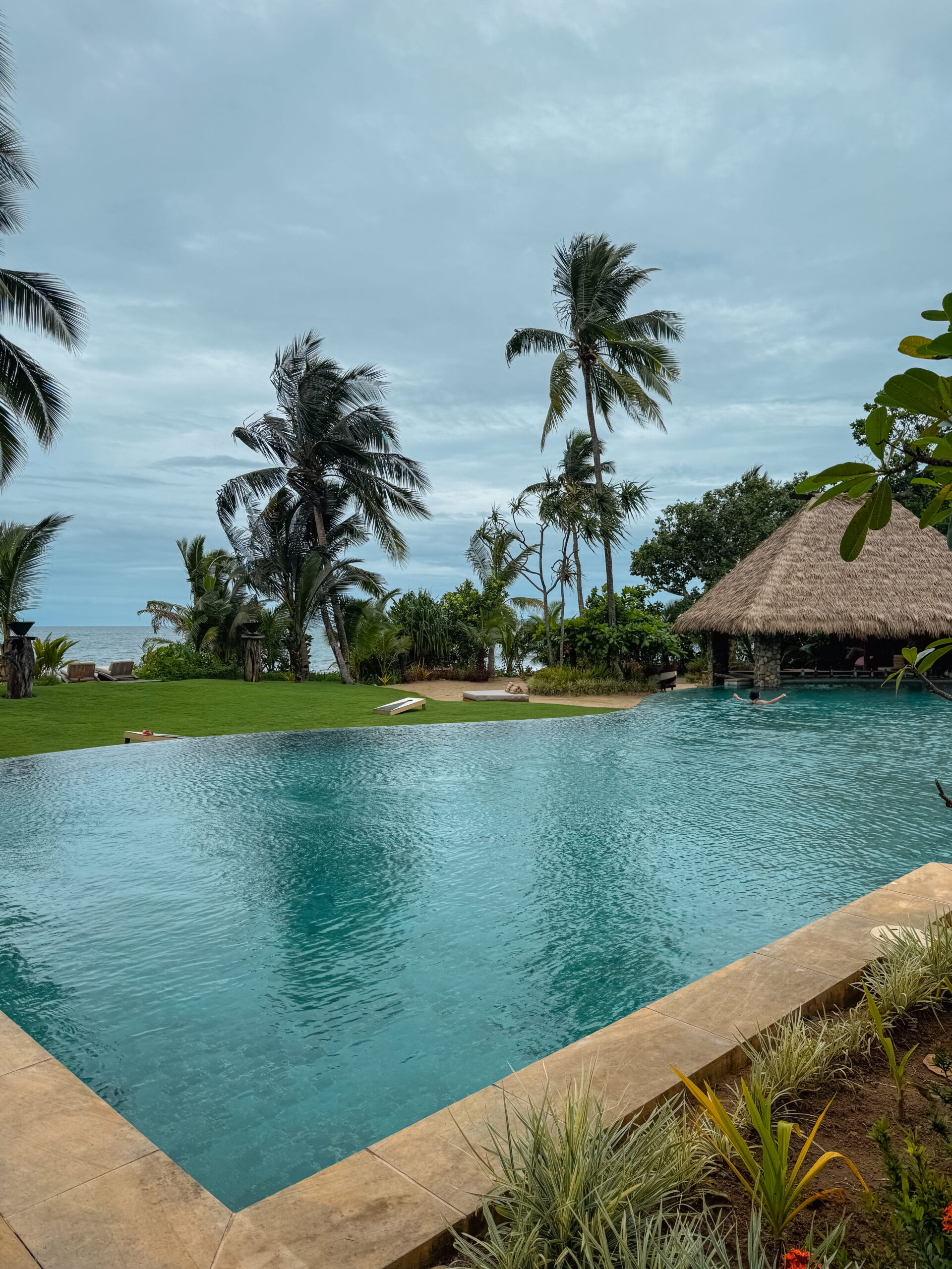 The private pool in our villa at Nanuku Resort in Fiji - an example of the kind of luxury travel made possible with points and miles. Photo by Amy Berrian.