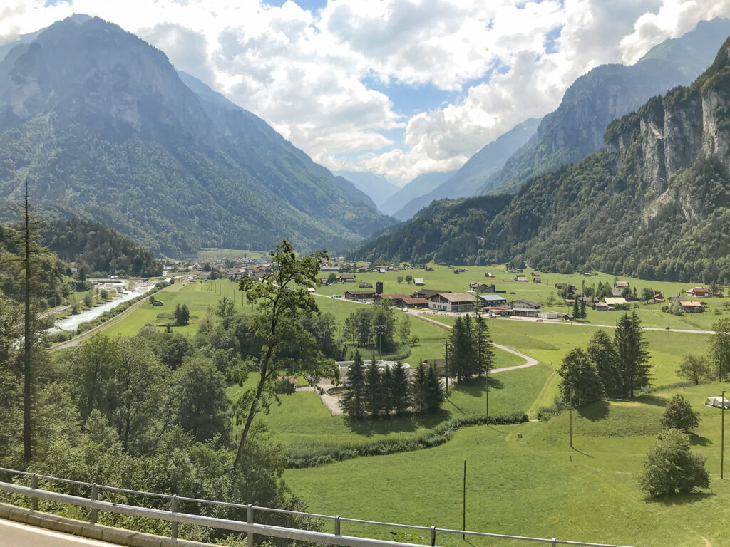 Beautiful Haslital Valley in Switzerland.