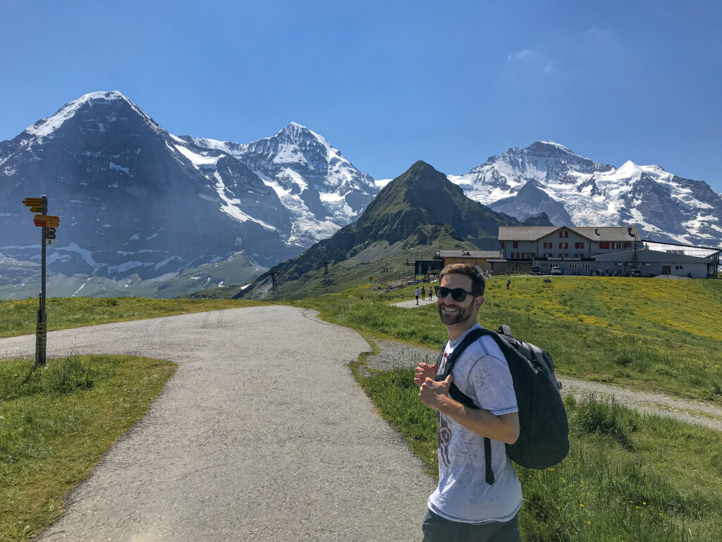 The Royal Walk is one of the most beautiful hikes in Switzerland. Here's a view from that walk.