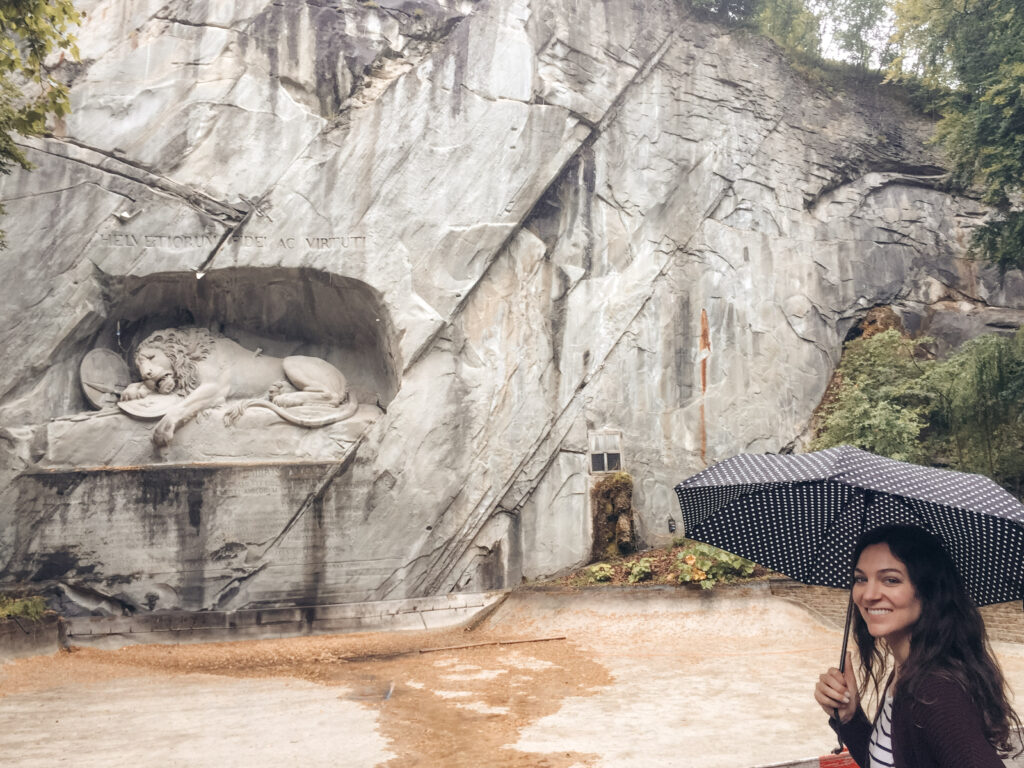 The lion monument, Lucerne Switzerland.