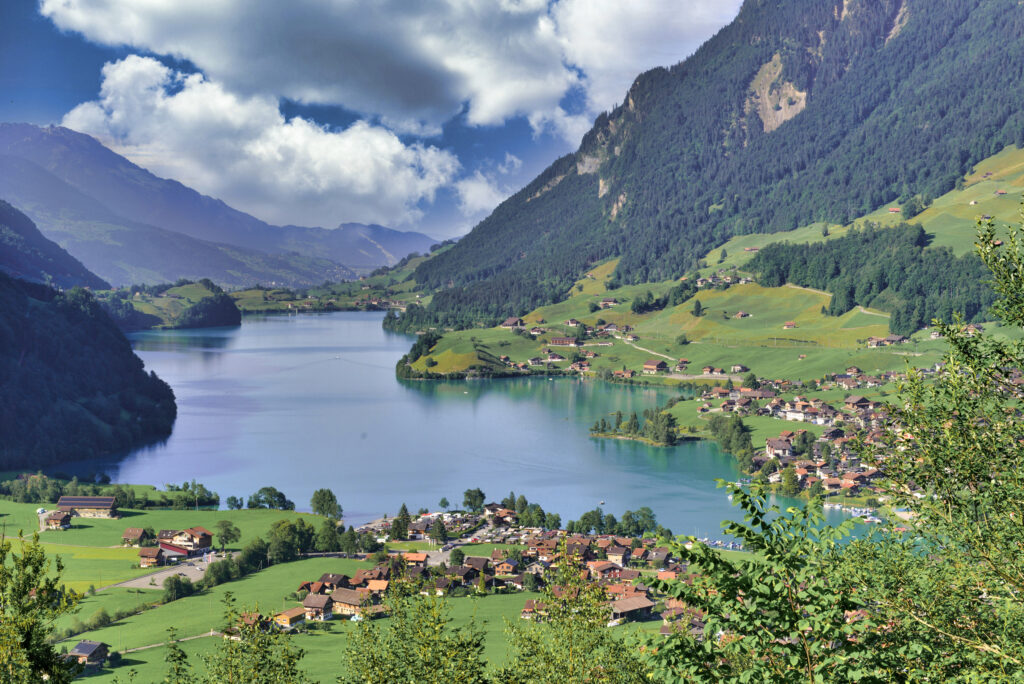 The Bernese Alps in the summer is a site not to miss. 