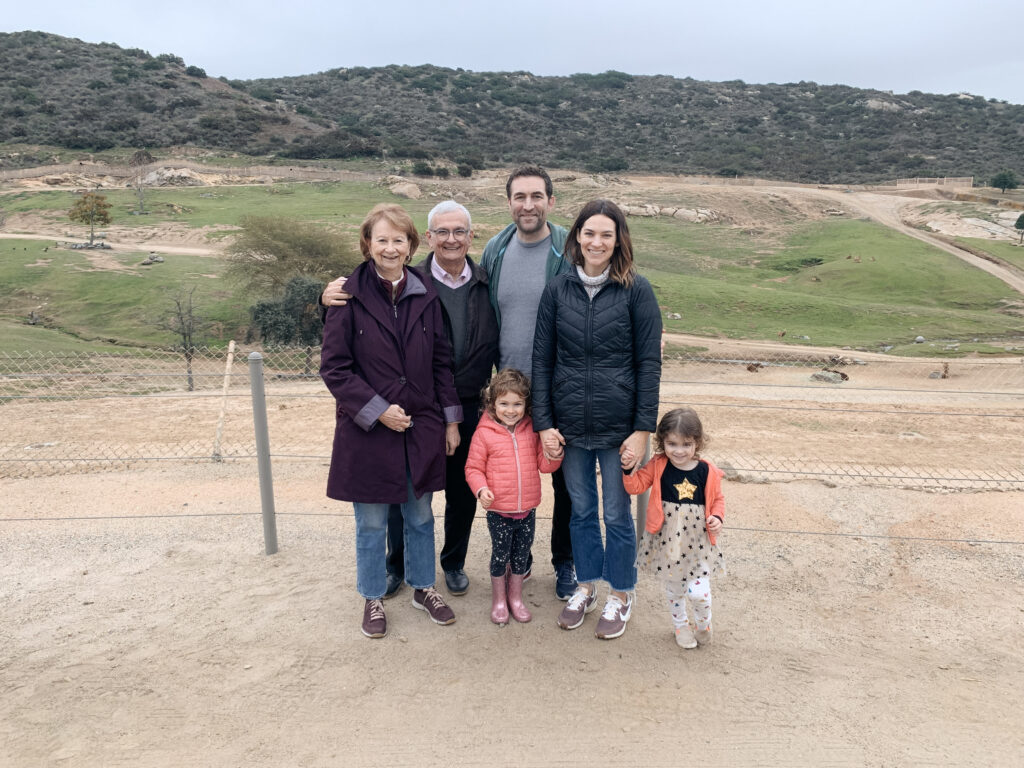 Family enjoys San Diego Safari Park.