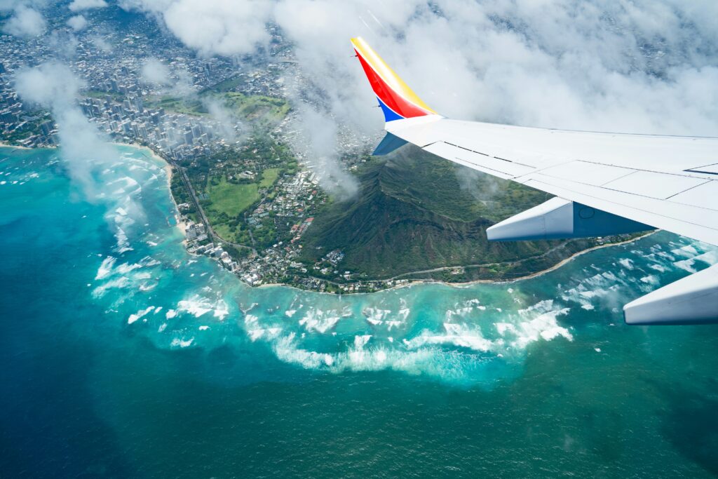 Southwest Airlines flight. Photo by Chengbo Zheng for Unsplash.